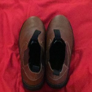 Pair of slightly worn boots.